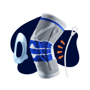 Joelheira de Compressão Articulada Com Proteção Patelar