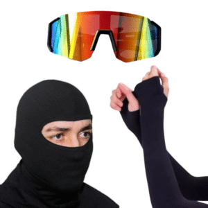 Kit Proteção UV - Óculos LE-Color | Balaclava Basic | Manguitos Dedo